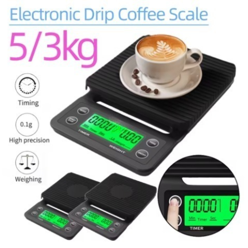 Scale Drip Timer - 5/3 кг ЖК-электронные капельные весы для