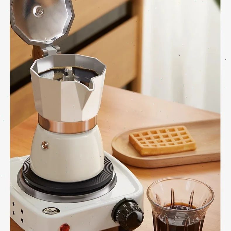 Coffee Equipment Usa - Мока-горшок с круглым дном, одинарный клапан,