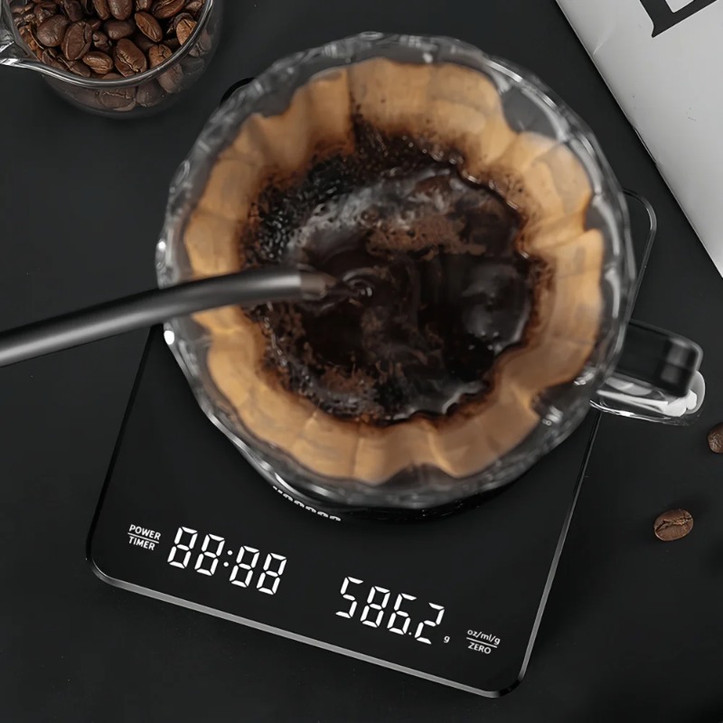 Прецизионные весы для кофе 0.1 – обзор и цена Scale Drip Timer
